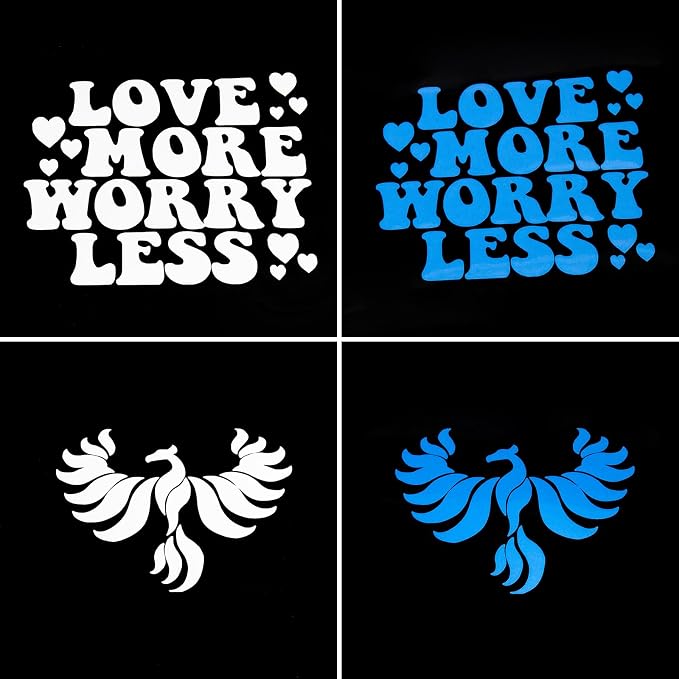 Glow in The Dark 3D Puff Vinyl Heat Transfer - Image 6
