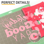 HTVRONT Red HTV Heat Transfer Vinyl, Coral Red, Iron On Vinyl, All Cutting - Image 2