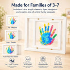 Family Handprint Frame Kit, DIY Keepsake Craft - Image 3