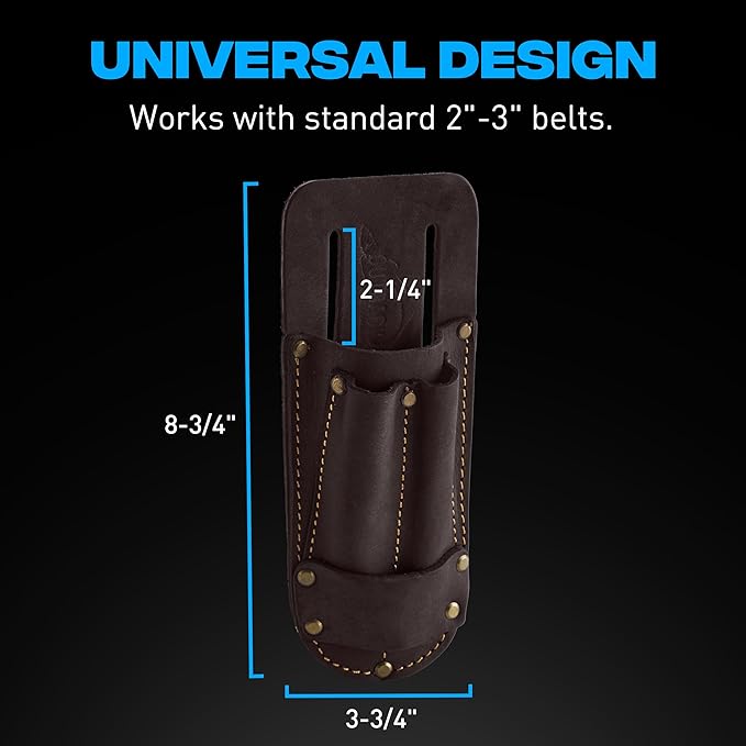 OX Tools Leather Tool Holsters & Pouches – Hammer, Tape Measure, Utility & - Image 3
