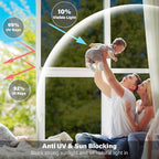 Kromapolis One Way Window Privacy Film Reflective Mirror Home Window Tint - Image 3