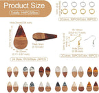 FASHEWELRY Resin Wood Earring Kit - Image 6