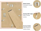 8x10 Picture Frame with Real Glass, Wooden cute 8 x 10 Photo Frame with Wavy Mat - Image 4