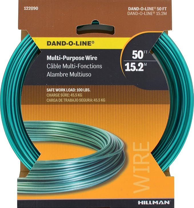 Hillman Green Plastic Coated Steel Wire - Image 2