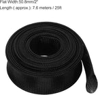 uxcell Expandable Sleeving, 2-inch 25ft Cable Sleeve - Image 3