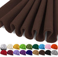 IONTACH 36" X 36" Brown Soft Felt Fabric 1.6mm Thick | Felt Sheets by IONTACH