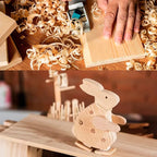 4 PCS Solid Wood Blocks, Laser Engraving, DIY Signs, Home Decor and Craft - Image 7