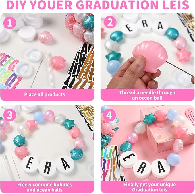 137 Pcs Friendship Bracelet Garland DIY Birthday Heopeis Friendship Banner Kit - Image 6