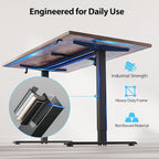 Agilestic Electric Standing Desk, 48 x 28 Inches Height Adjustable Desk - Image 5