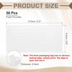 uxcell 50 Pcs Cushion Foam Pouches, Photo Frame - Image 2