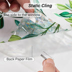 Ranzdn Window Privacy Film, Stained Glass, Static Cling, 17.5" x 78.7" | No - Image 6