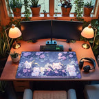 Kawaii Cat Desk Mat XXL Extended Purple Gaming Mouse Pad Large Mousepad - Image 4