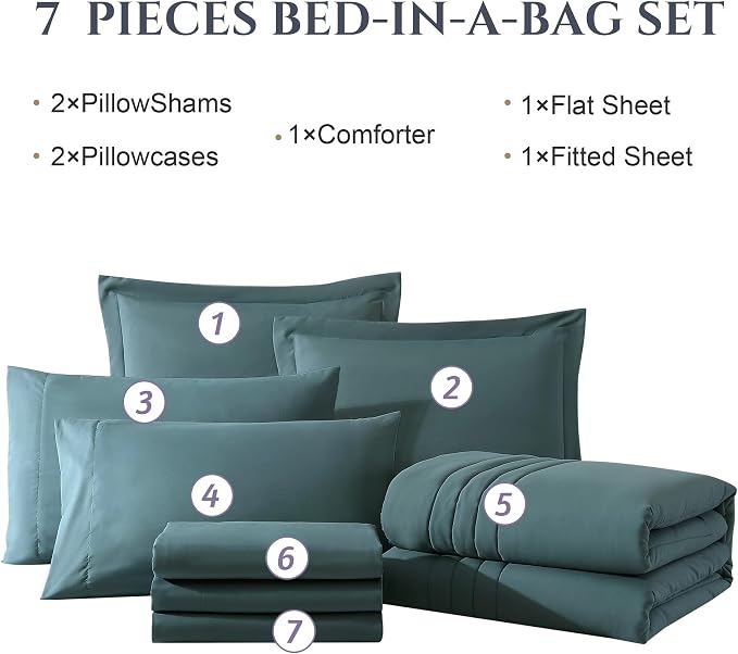 Monbix Super King Plus Size Comforter Set - Image 7