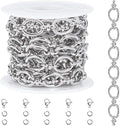 2 Meters Stainless Steel Jewelry Making Chains Oval Chain Bulk | Chunky Chains by kyutong