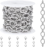 2 Meters Stainless Steel Jewelry Making Chains Oval Chain Bulk | Chunky Chains by kyutong