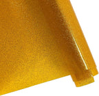 ONEART | Mango Yellow Transparent Glitter Vinyl Roll, 0.7 mm Solid Clear PVC - Image 2
