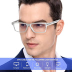 ANYLUV Blue Light Glasses Men Woman, Eye Strain Relief Eye Protection - Image 2