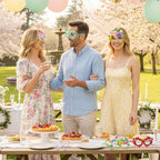 Pajean 32 Pack Spring Party Decorations Eyeglasses Springtime Themed Paper - Image 5