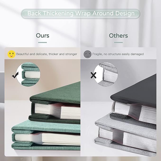 Popotop Large Photo Album Self Adhesive 4x6 5x7 8x10 Scrapbook Album DIY - Image 6
