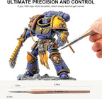 Nicpro Detail Paint Brushes 5 PCS Aesthetic Extreme Fine Tip 10/0 Professional - Image 4