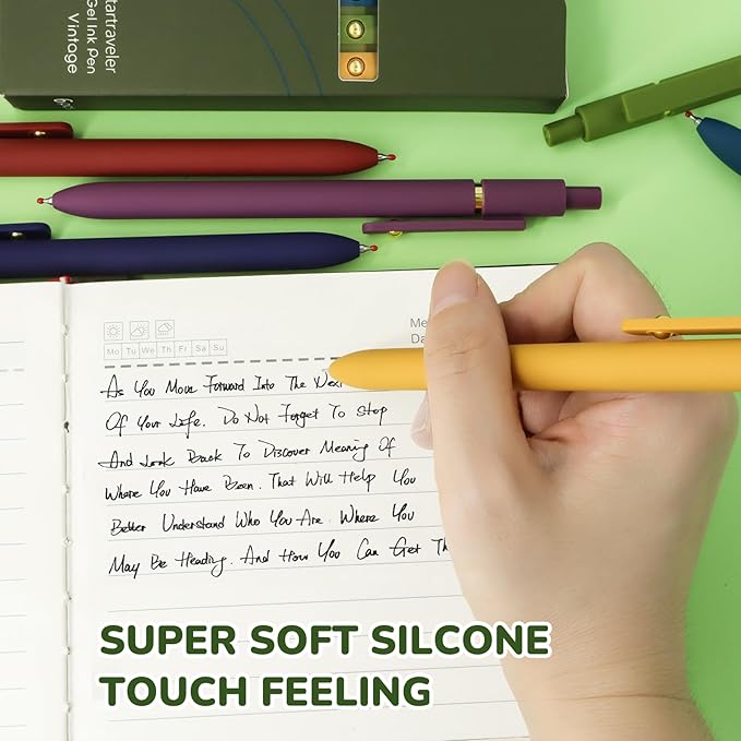 UIXJODO Gel Pens, 0.5mm Fine Point Smooth Writing Pens, High-End Series - Image 4