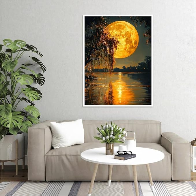Clendo DIY Moon Paint by Numbers Kit - Image 6