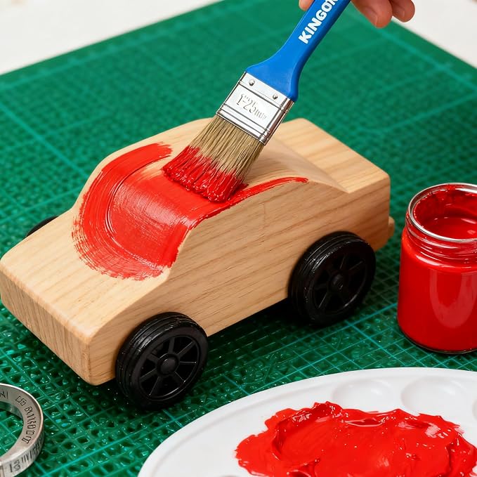 King Origin Versatile Paint Brush Set 40 PCS 1 Inch Paint Brushes | Small Paint - Image 7