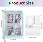 A5 Photocard Binder with 25 Pake 4-Pocket Pages, 6 Ring Photocard Holder - Image 2