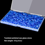 QEQEKAKA Sea Glass Stones for Crafts About 0.5LB Glass Pebbles Gemstones Bulk - Image 5