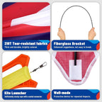 Delta Kite Set for Kids and Adults, Extremely Easy to Launch for Beginners - Image 4