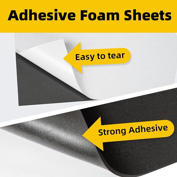 MEARCOOH 20-Pack Self Adhesive Foam Sheets - Image 6