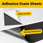 MEARCOOH 20-Pack Self Adhesive Foam Sheets - Image 6