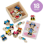Melissa & Doug Disney Minnie Mouse Dress-Up Puzzle, 18 Pieces Mix and Match - Image 3