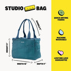 Soolla Studio Bag: Art Supply Storage Organizer & Pottery Tool Bag, Washable - Image 8