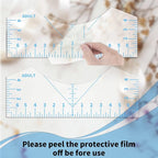 5Pack Tshirt Ruler Guide for Vinyl Alignment, T Shirt Rulers to Center Designs - Image 3