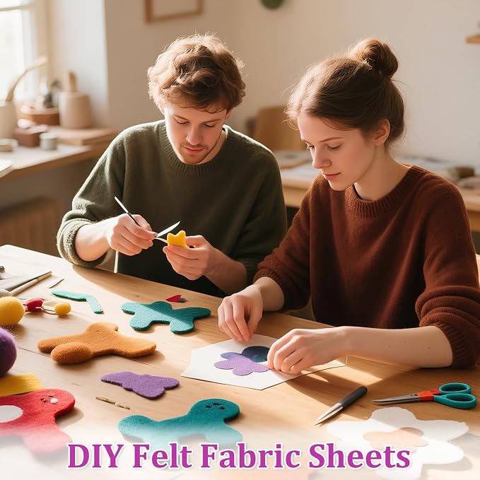 120 Pcs 12 x 12 Inch Felt Sheets - Image 6