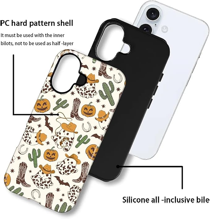 Case for iPhone 16 Plus, Scratch Resistant Hybrid Double Layer Hard - Image 2