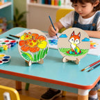 10PCS Wooden Crafts to Paint - Image 5