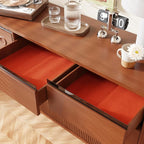 CRE8TIVE Hot Orange Felt Drawer Liners Self Adhesive Velvet Flocking Liner - Image 2