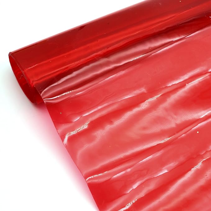 David accessories Transparent PVC Holographic Vinyl Sheets 1 Roll 11.8''x47'' by David+accessories