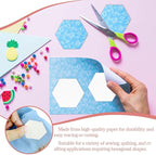 500 PCS Paper Piecing 1", Hexagon Quilting Templates - Image 6