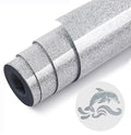 Silver Glitter HTV Heat Transfer Vinyl by WRTUUED