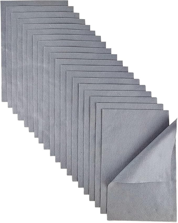 Jtnohx Color Felt, Soft Felt Sheets, 1.4mm Thick 8"x12" Handicraft Felt Fabrics - Image 2