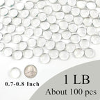 FANTIAN 1lb Clear Glass Beads for Vases - Image 5