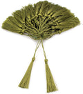 VAPKER 100 Pieces Olive Color 13cm/5-Inch Silky Handmade Soft Tassels Floss by VAPKER