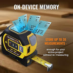 The Almighty Ruler Laser Tape Measure | Laser Distance Measurer, Heavy-Duty Tool - Image 3