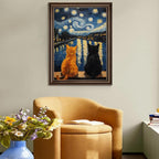 RYMILIE Cat Diamond Art Kits for Adults-Starry Night Diamond Painting Kits for - Image 2