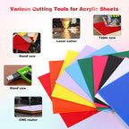 Adrattnay Acrylic Sheets 1/8 Thick, Opaque Colored Acrylic Panel - Image 5