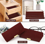 Removable Velvet Flock Self Adhesive Felt Fabric Liner Brown Velvet Drawer Liner - Image 5