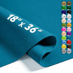 Turquoise 18" X 36" Felt Fabric Sheet by Luceinvita